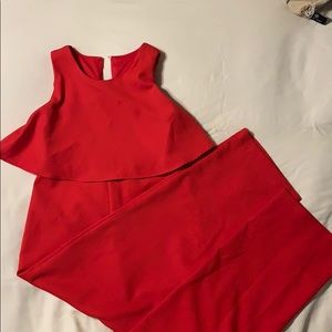 Red romper